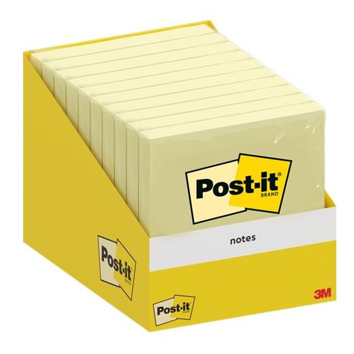 Sticky Notes Post-it Yellow 76 x 76 mm 10 Pieces (40 Units)