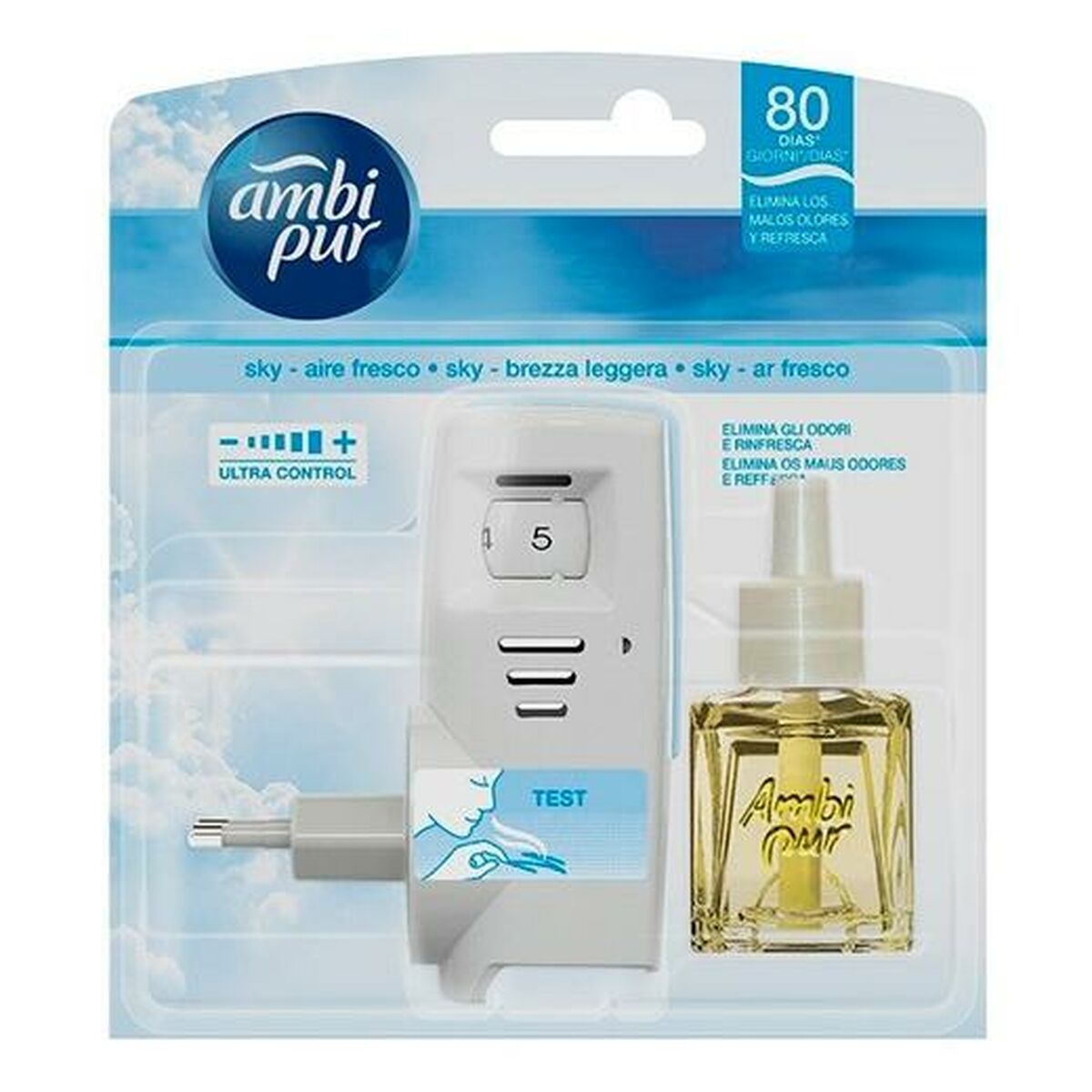 Electric Air Freshener + Refill Ambi Pur Fresh 21 ml (6 Units)