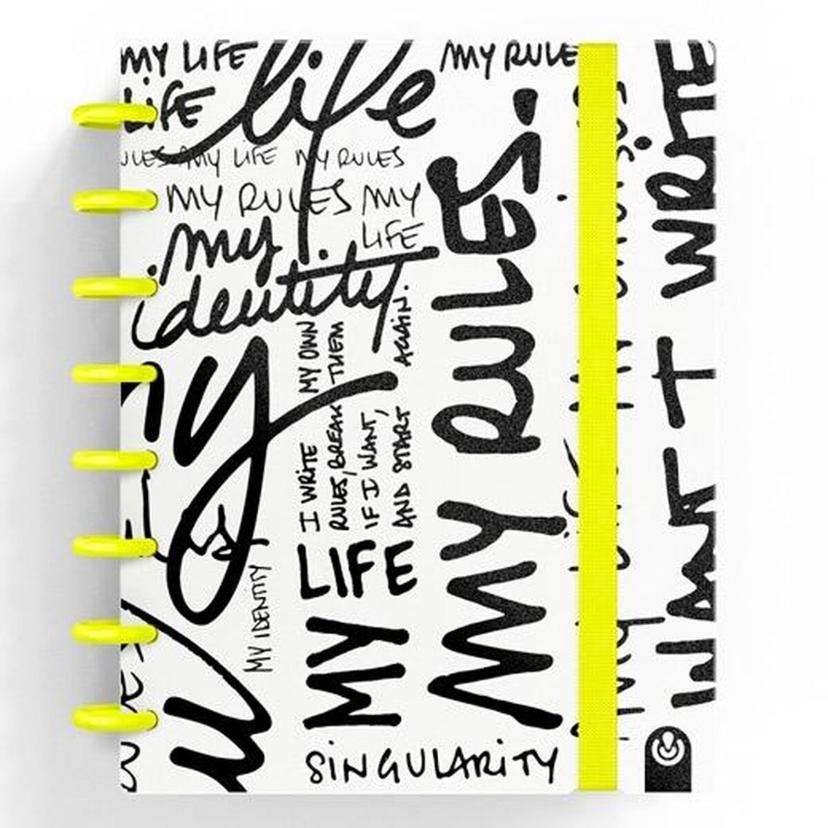 Notebook Carchivo INGENIOX EDIT MY LIFE Yellow A5 80 Sheets (2 Units)