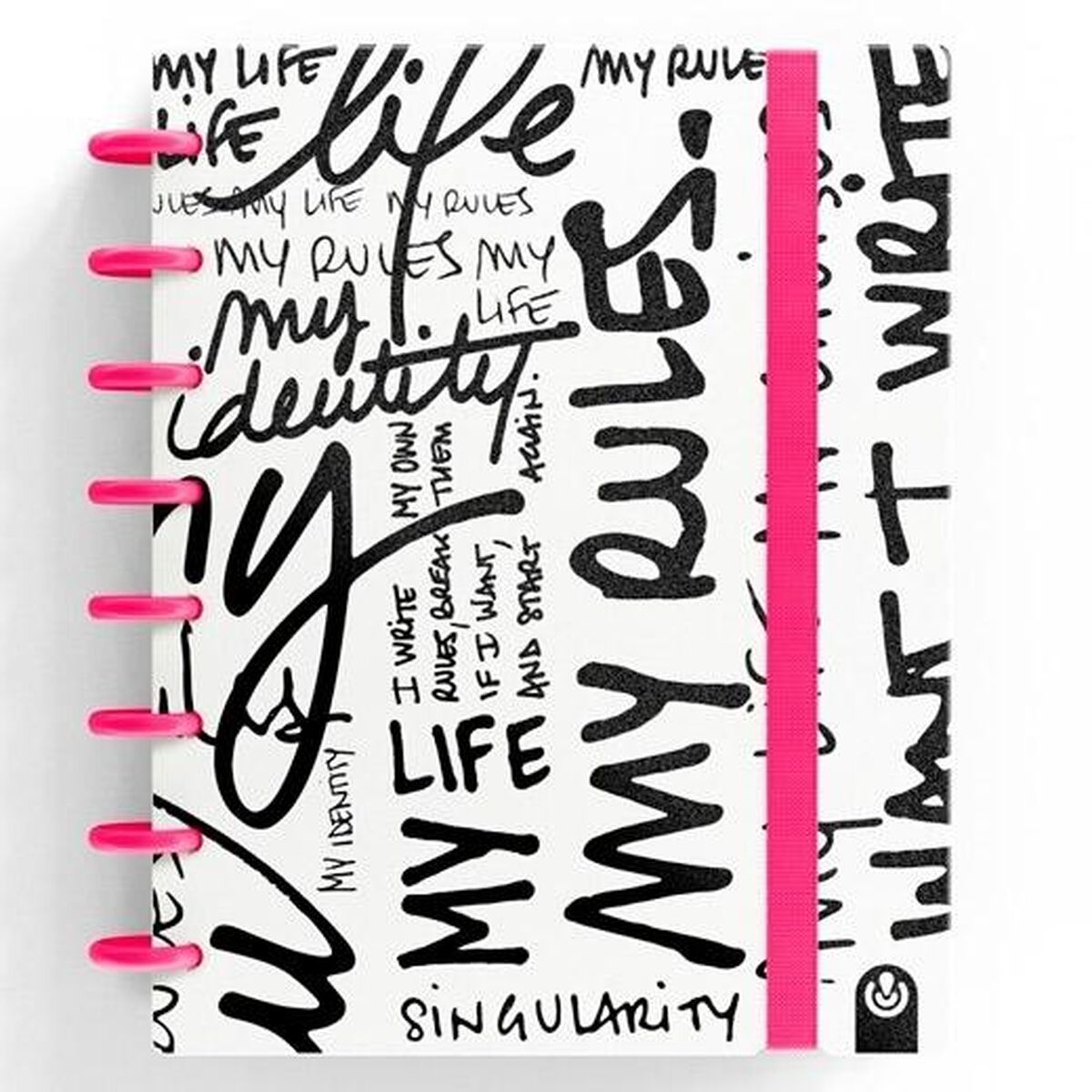 Notebook Carchivo INGENIOX EDIT MY LIFE Pink A5 80 Sheets (2 Units)