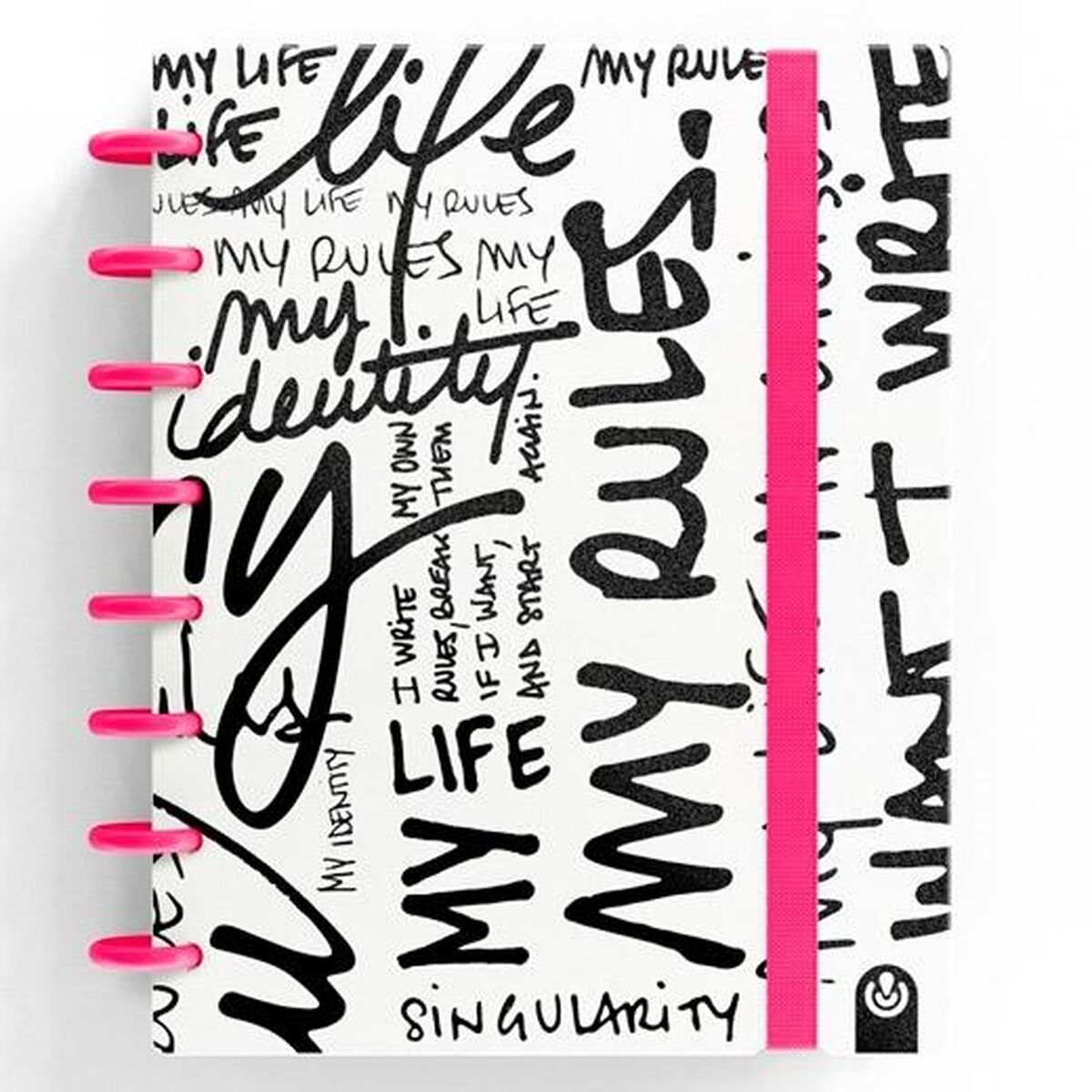 Notebook Carchivo INGENIOX EDIT MY LIFE Pink A5 80 Sheets (2 Units)