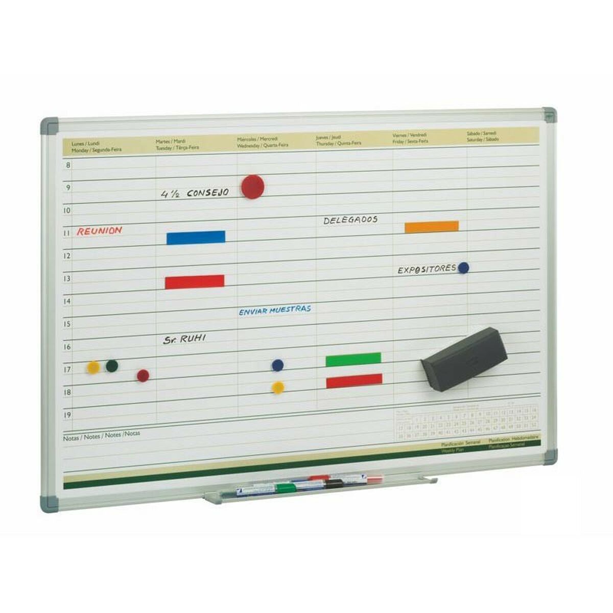 Board Faibo 60 x 90 cm Weekly Planner White Board Faibo 60 x 90 cm Weekly Planner White