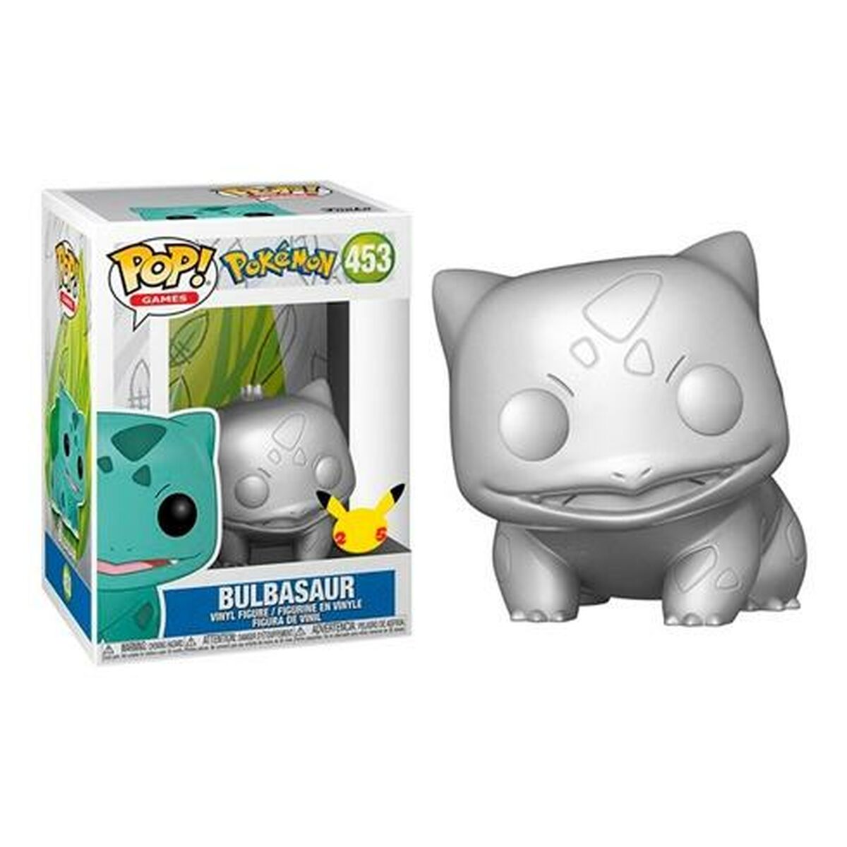 Figure Funko Pop! Bulbasur NÂº453 metal Silver