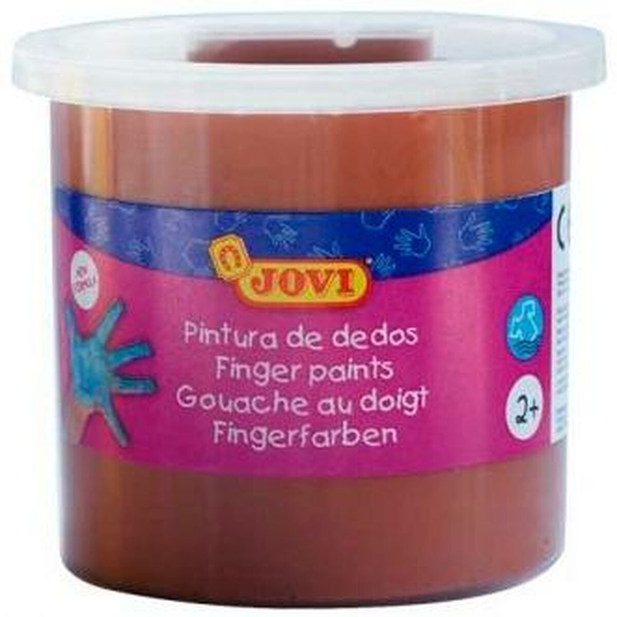 Finger Paint Jovi Finger Paint Brown 5 Pieces 125 ml Finger Paint Jovi Finger Paint Brown 5 Pieces 125 ml