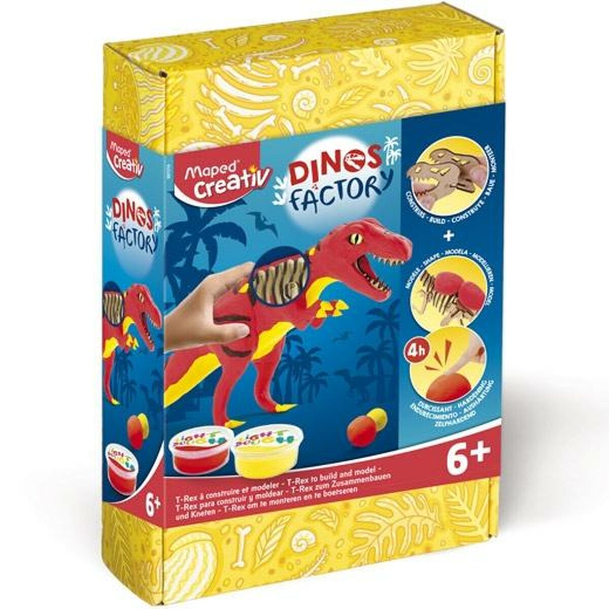 Craft Game Maped Dinos Factory Multicolour Craft Game Maped Dinos Factory Multicolour