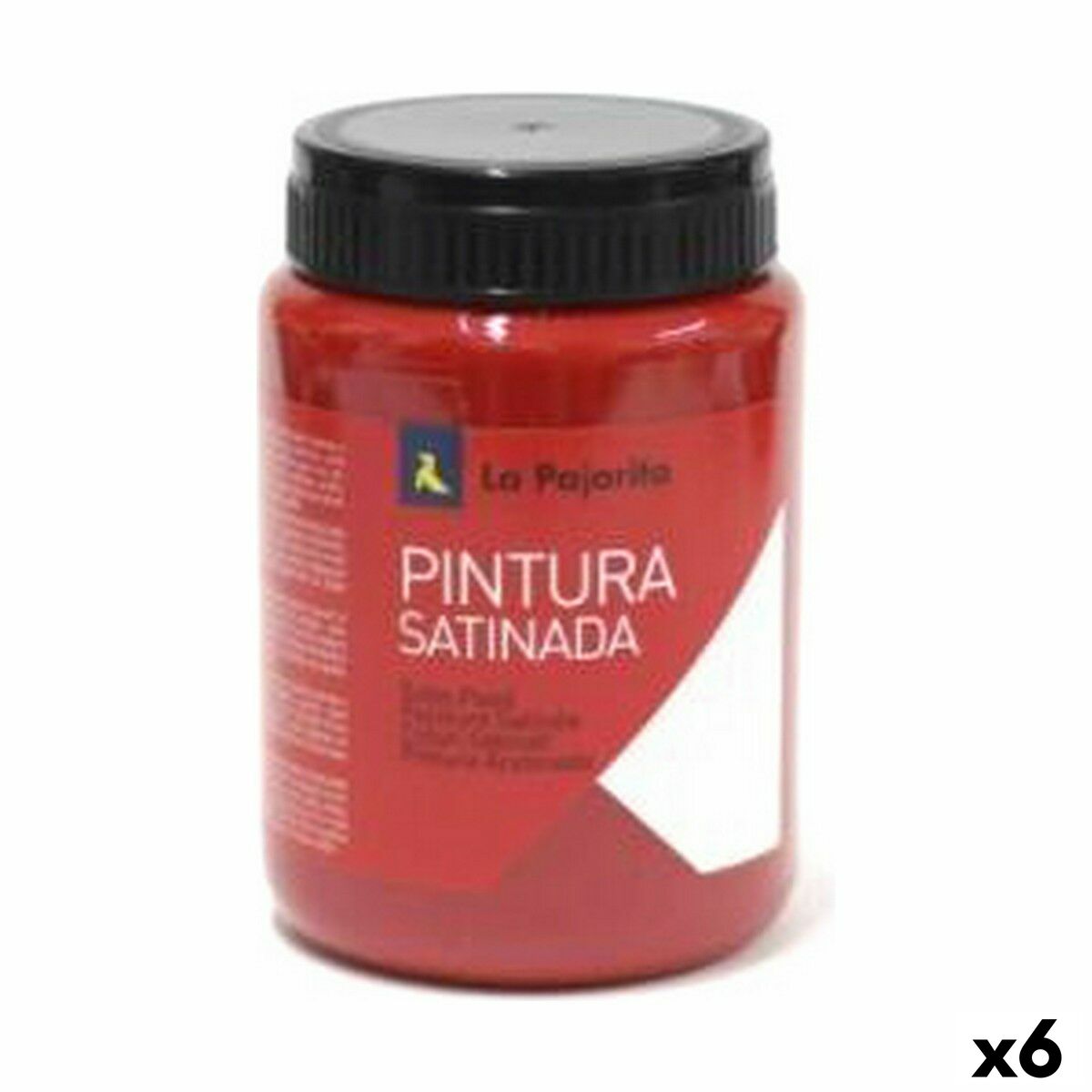 Tempera La Pajarita L-07 Vermilion 6 Pieces Red School Satin finish Tempera La Pajarita L-07 Vermilion 6 Pieces Red School Satin finish