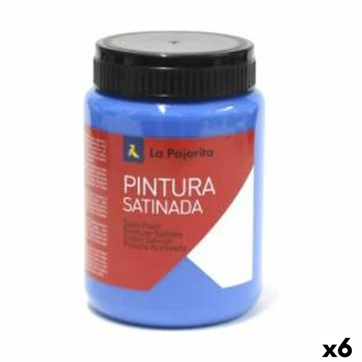Tempera La Pajarita Intense L-12 6 Pieces Blue Satin finish Tempera La Pajarita Intense L-12 6 Pieces Blue Satin finish