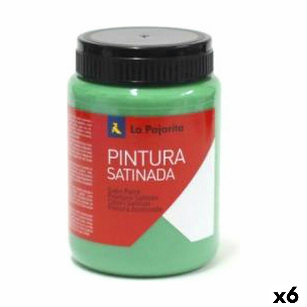 Tempera La Pajarita L-17 6 Pieces Green School Satin finish Tempera La Pajarita L-17 6 Pieces Green School Satin finish