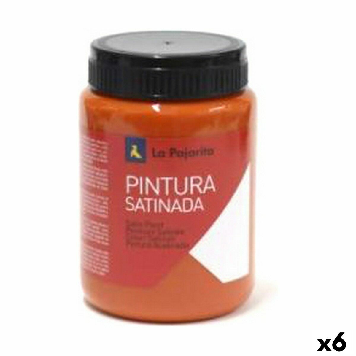 Tempera La Pajarita L-06 6 Pieces Satin finish School Orange Tempera La Pajarita L-06 6 Pieces Satin finish School Orange