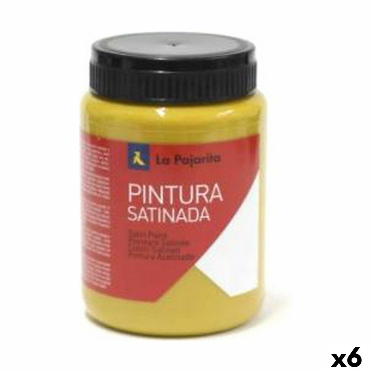 Tempera La Pajarita L-03 Oxide 6 Pieces Satin finish School Yellow Tempera La Pajarita L-03 Oxide 6 Pieces Satin finish School Yellow