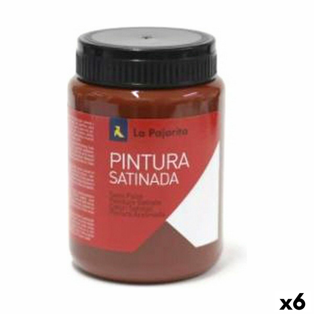 Tempera La Pajarita L-08 Oxide 6 Pieces Satin finish School Red Tempera La Pajarita L-08 Oxide 6 Pieces Satin finish School Red