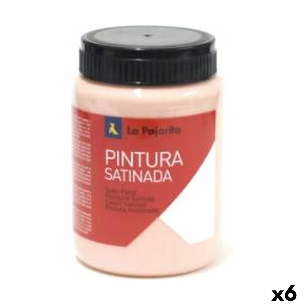 Tempera La Pajarita L-29 6 Pieces Pink School Satin finish Tempera La Pajarita L-29 6 Pieces Pink School Satin finish