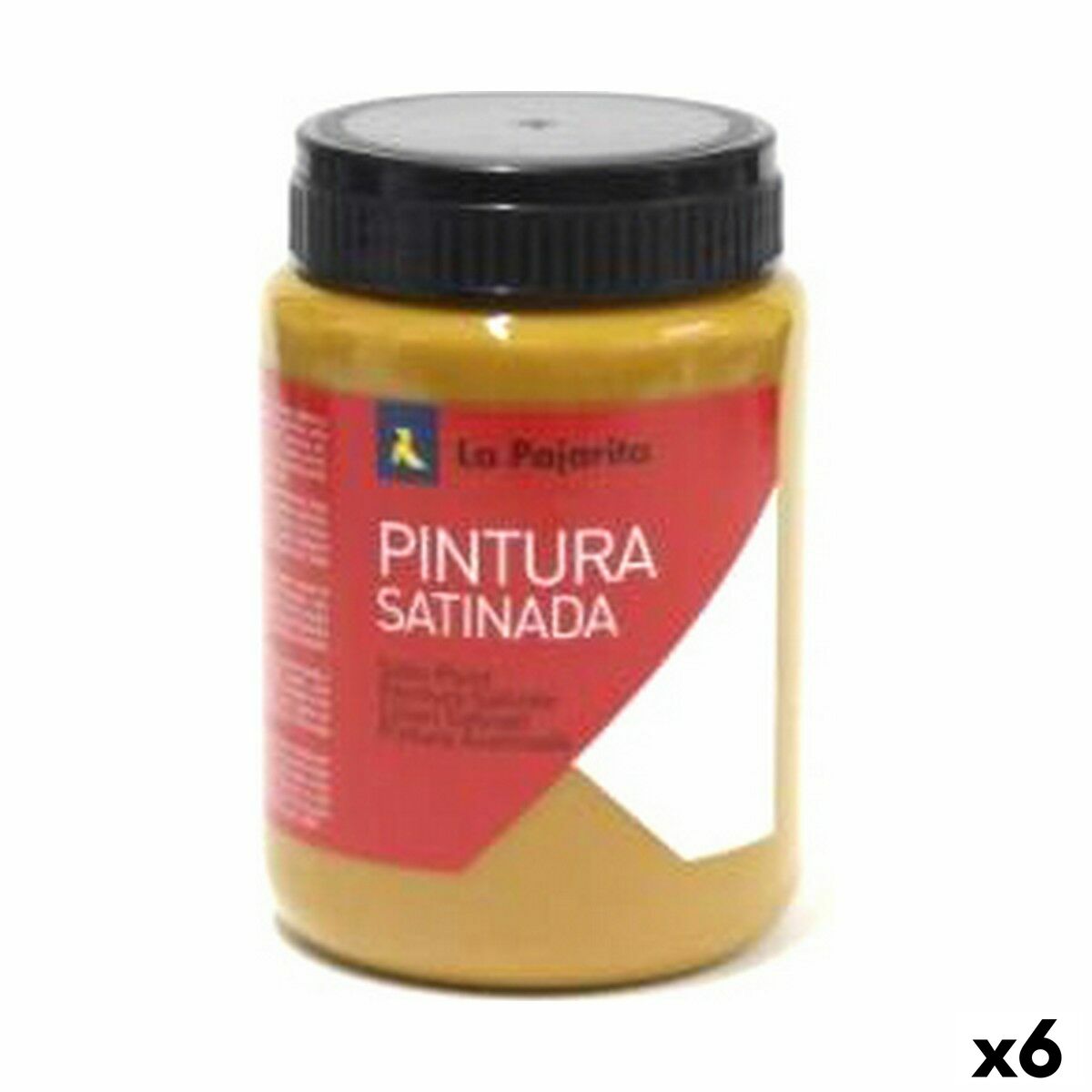 Tempera La Pajarita L-30 6 Pieces Terracotta colour School Satin finish Tempera La Pajarita L-30 6 Pieces Terracotta colour School Satin finish