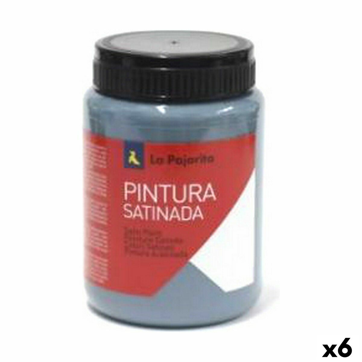 Tempera La Pajarita Metallic L-34 6 Pieces Blue School Satin finish Tempera La Pajarita Metallic L-34 6 Pieces Blue School Satin finish