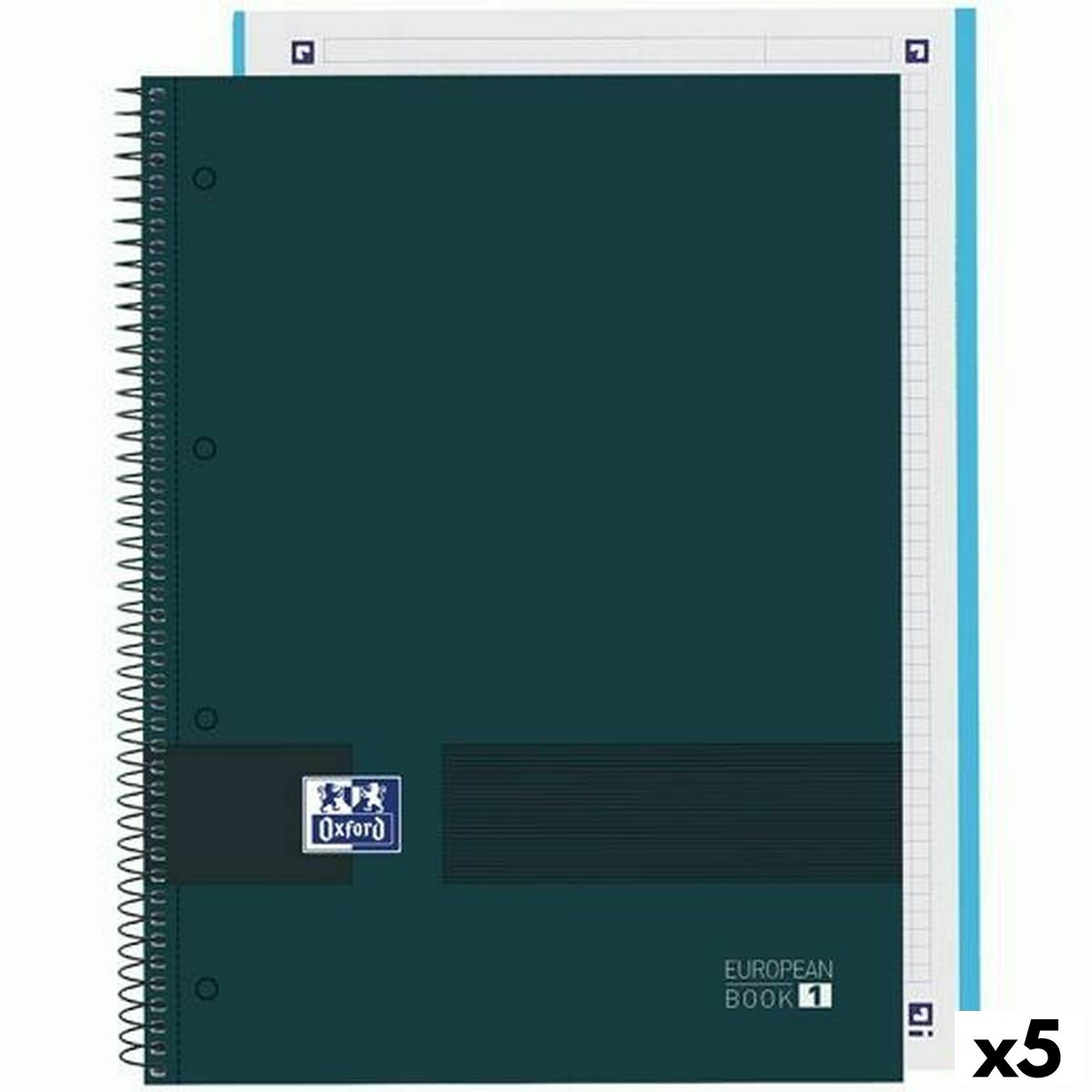Notebook Oxford European Book Write&Erase A4 80 Sheets (5 Units) Notebook Oxford European Book Write&Erase A4 80 Sheets (5 Units)