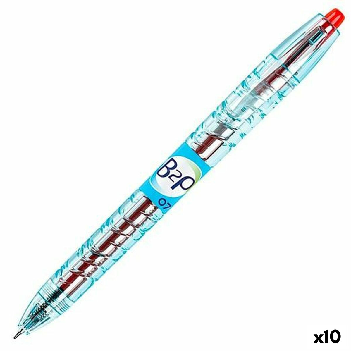 Gel pen Pilot B2P 07 Retractable Red 0,4 mm (10 Units) Gel pen Pilot B2P 07 Retractable Red 0,4 mm (10 Units)