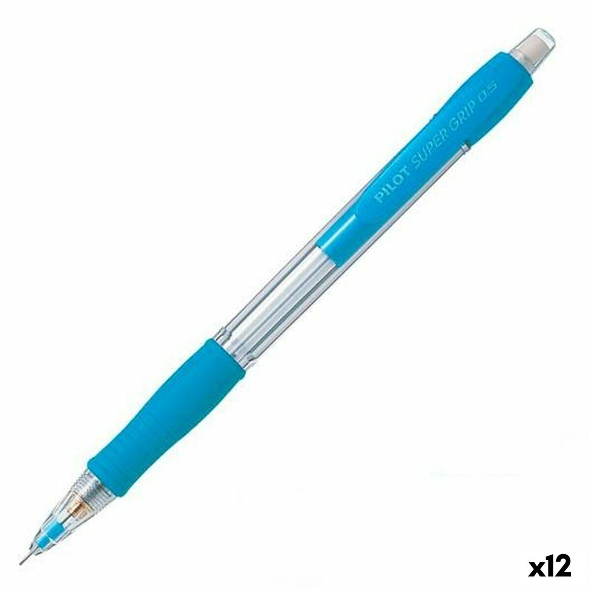 Pencil Lead Holder Pilot Super Grip Blue 0,5 mm (12 Units) Pencil Lead Holder Pilot Super Grip Blue 0,5 mm (12 Units)