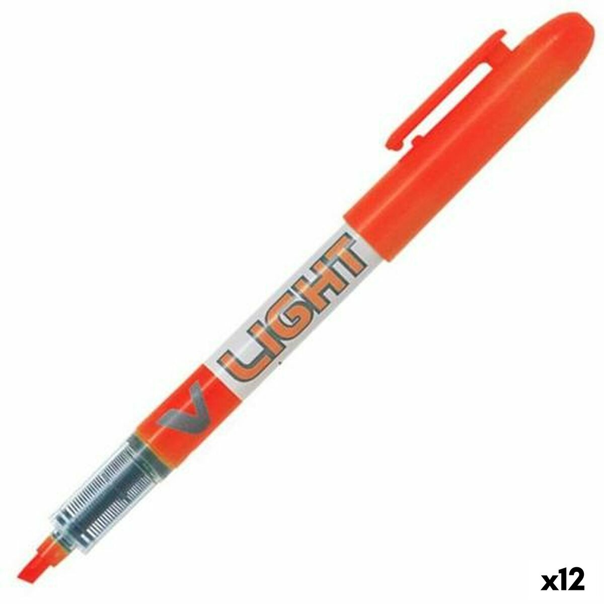 Fluorescent Marker Pilot V Light Orange (12 Units) Fluorescent Marker Pilot V Light Orange (12 Units)