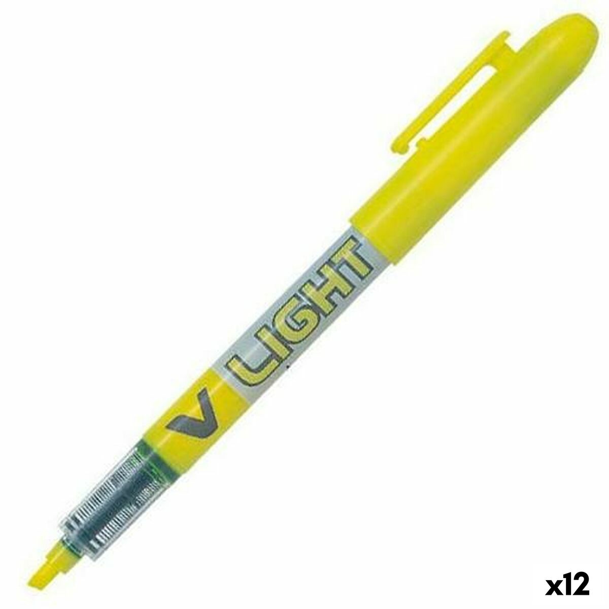 Fluorescent Marker Pilot V Light Yellow (12 Units) Fluorescent Marker Pilot V Light Yellow (12 Units)