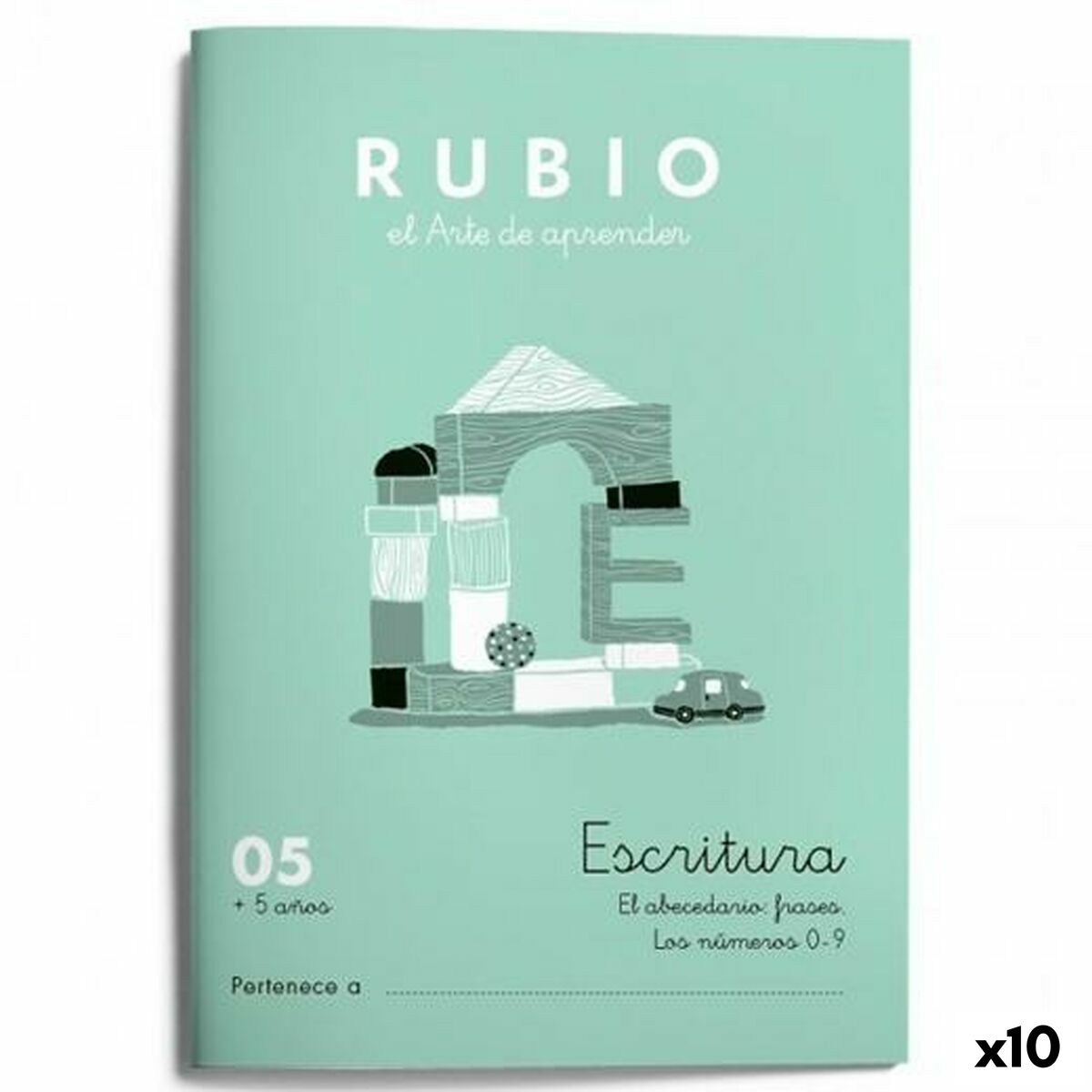 Writing and calligraphy notebook Rubio N05 A5 Spanish 20 Sheets (10 Units)