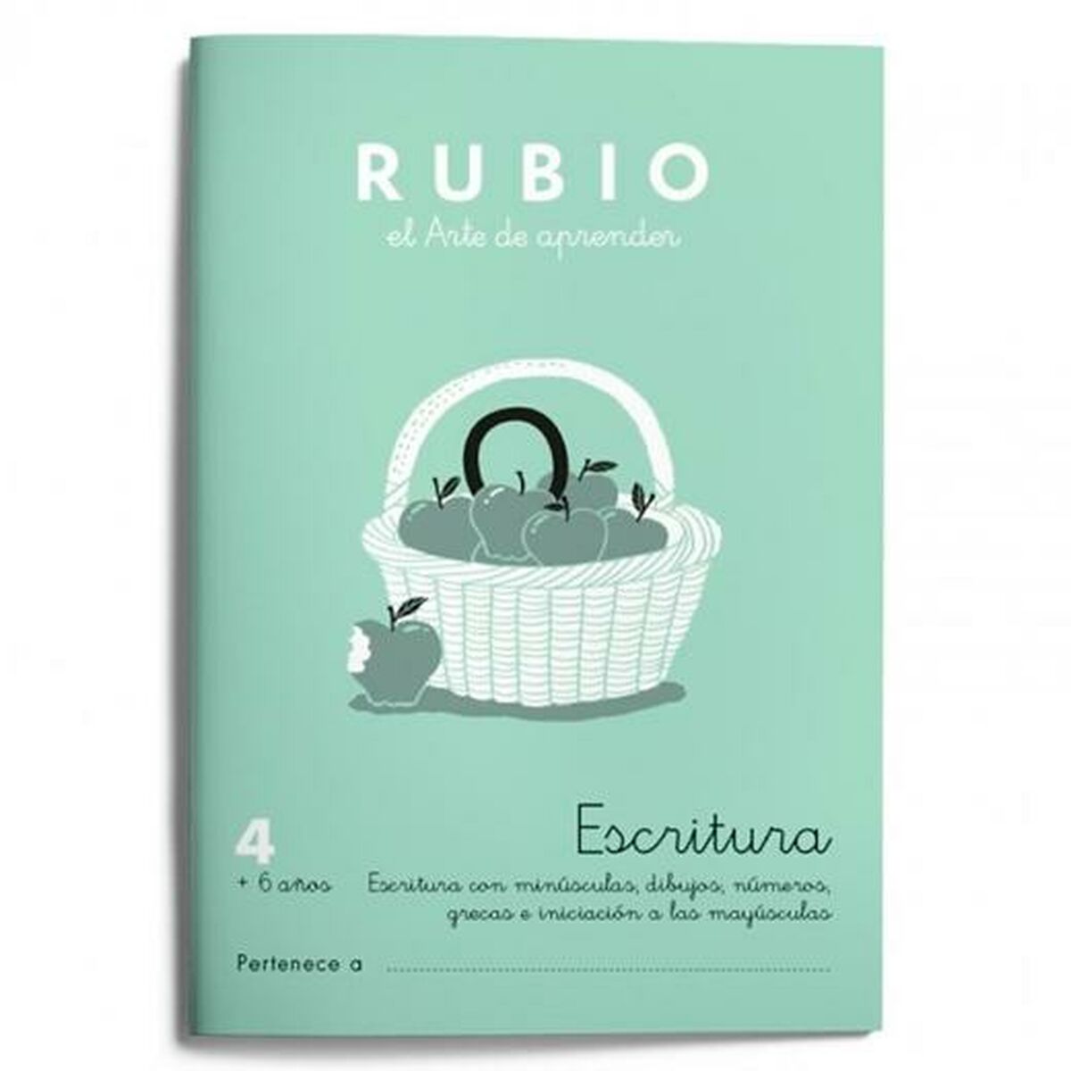 Writing and calligraphy notebook Rubio N 4 A5 Spanish 20 Sheets (10 Units)