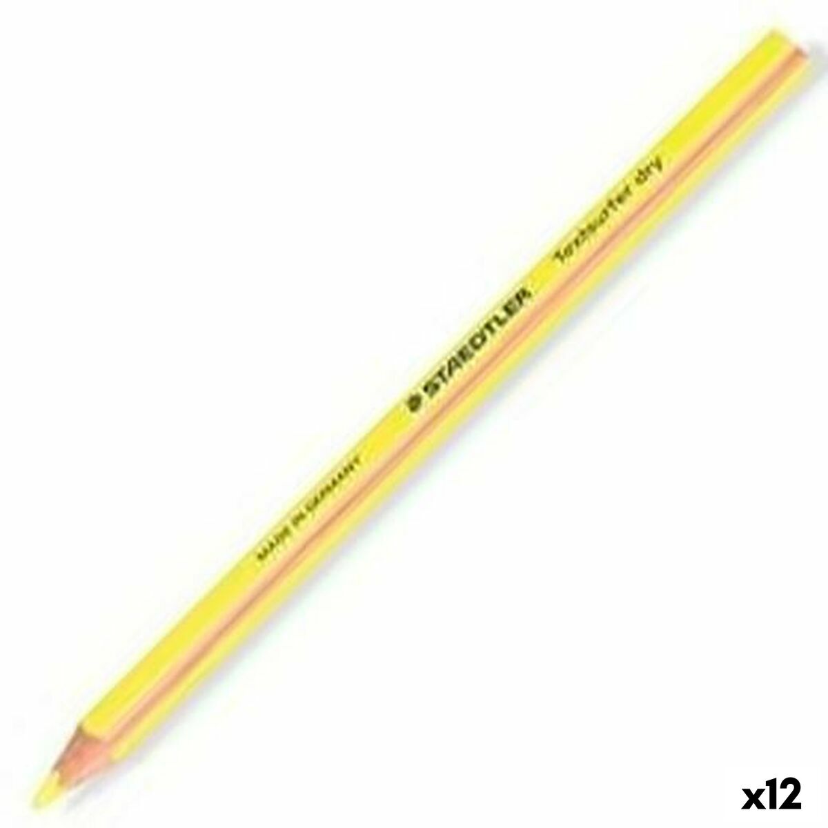 Fluorescent Marker Staedtler Pencil Yellow (12 Units) Fluorescent Marker Staedtler Pencil Yellow (12 Units)