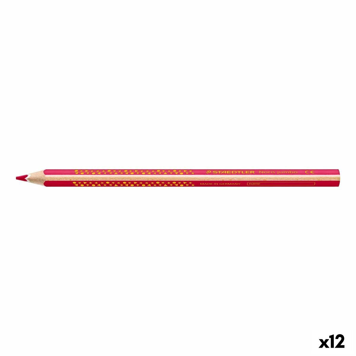 Colouring pencils Staedtler Jumbo Noris Pink (12 Units) Colouring pencils Staedtler Jumbo Noris Pink (12 Units)