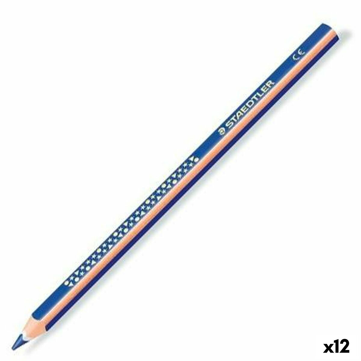 Pencil Staedtler Jumbo Noris Blue Wood (12 Units) Pencil Staedtler Jumbo Noris Blue Wood (12 Units)
