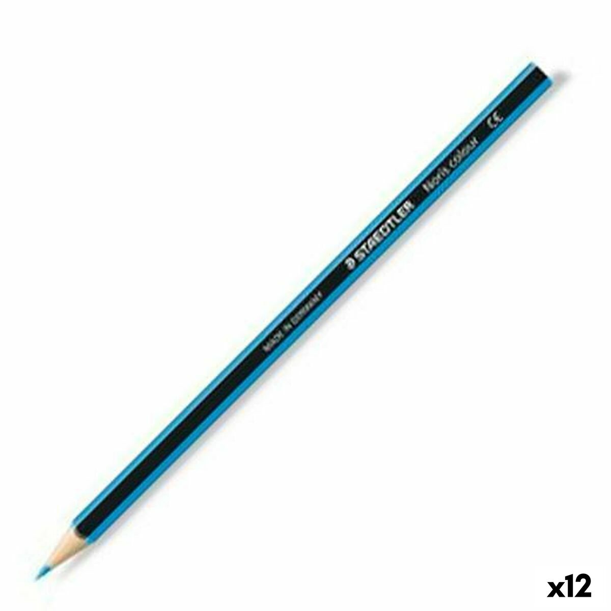 Colouring pencils Staedtler Wopex Blue (12 Units)