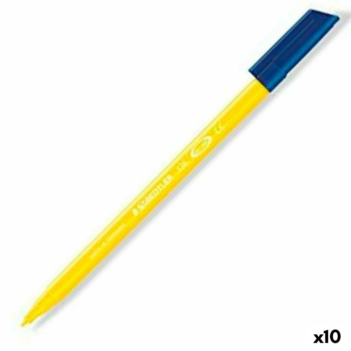 Felt-tip pens Staedtler Noris Club Yellow (10 Units) Felt-tip pens Staedtler Noris Club Yellow (10 Units)