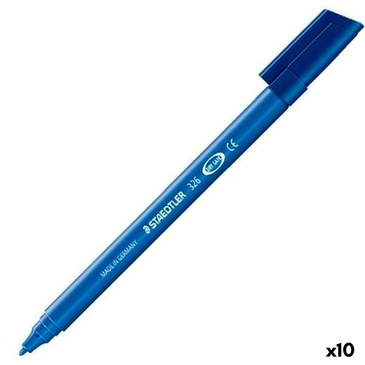 Felt-tip pens Staedtler Noris Club Blue (10 Units) Felt-tip pens Staedtler Noris Club Blue (10 Units)
