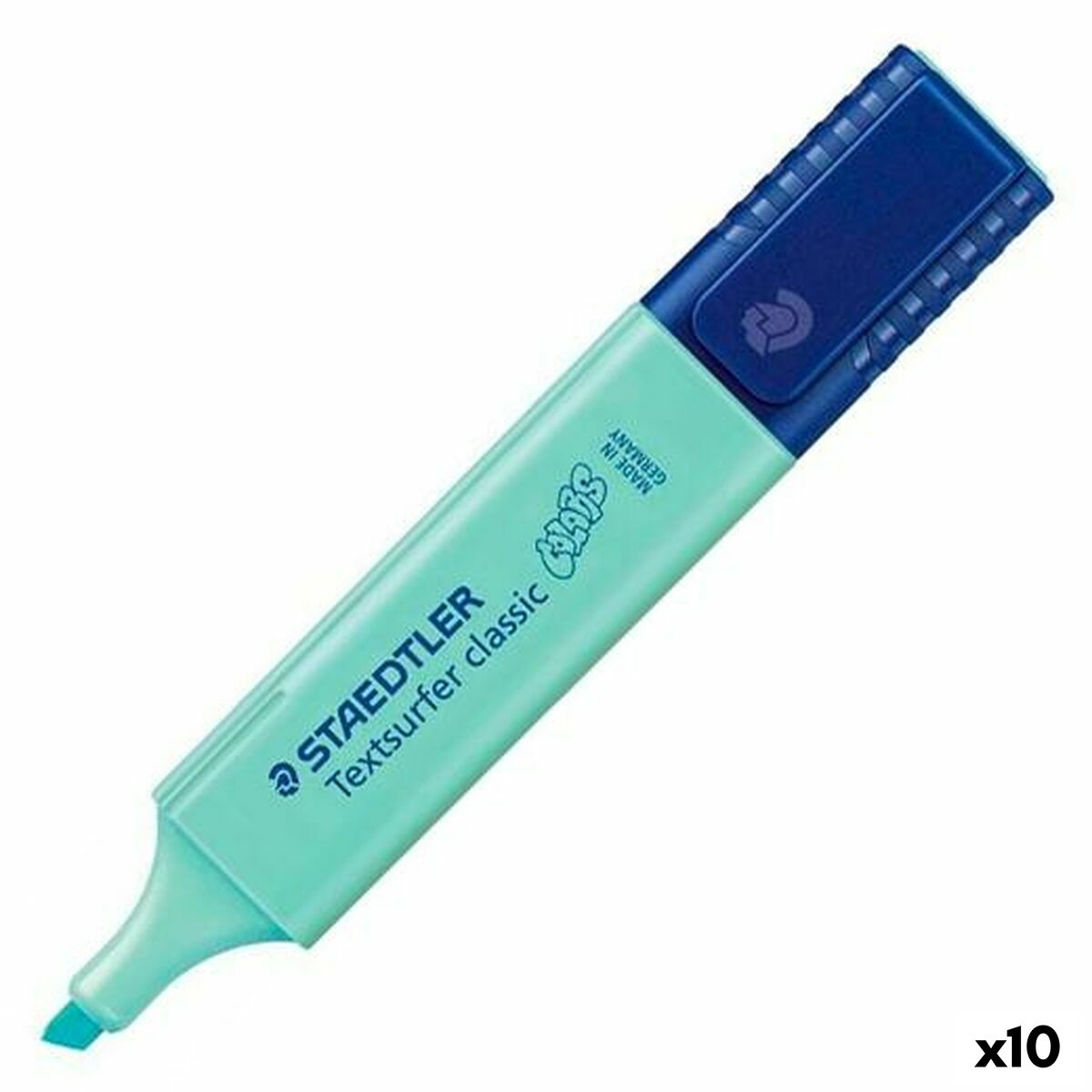 Fluorescent Marker Staedtler Textsurfer Classic Pastel Blue (10 Units) Fluorescent Marker Staedtler Textsurfer Classic Pastel Blue (10 Units)
