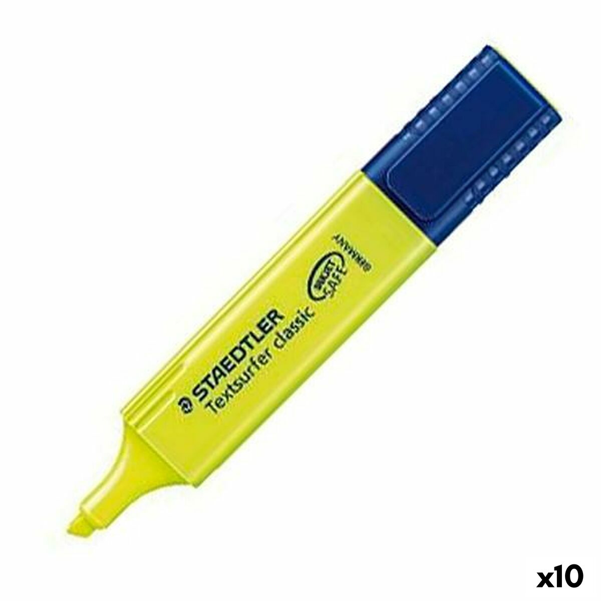 Fluorescent Marker Staedtler Textsurfer Classic Yellow 10Units Fluorescent Marker Staedtler Textsurfer Classic Yellow 10Units