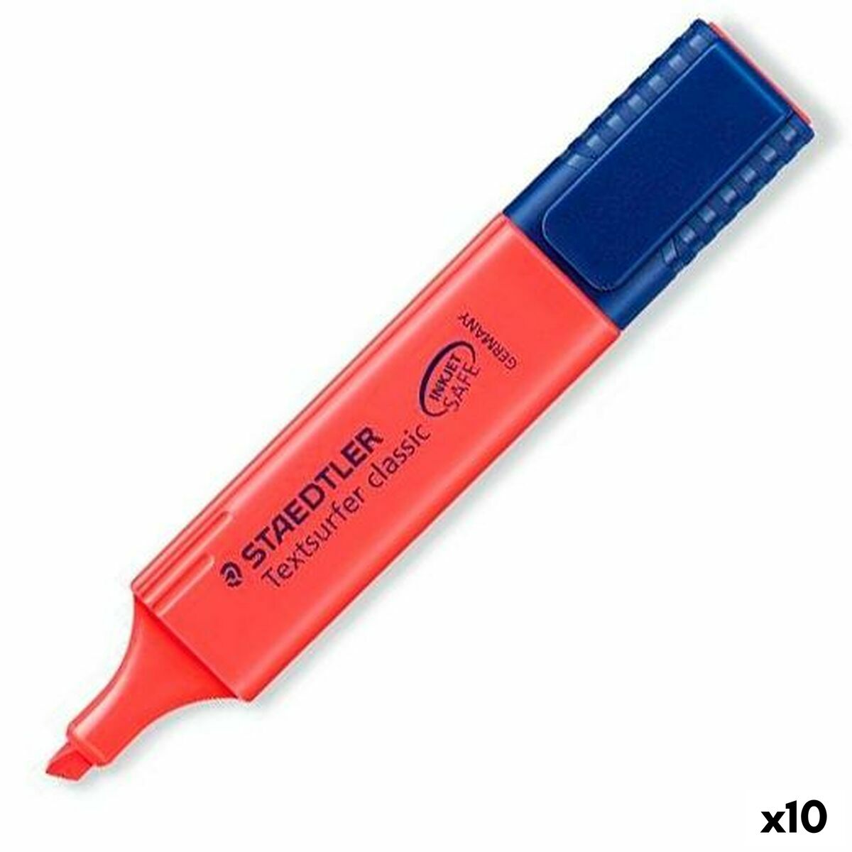 Fluorescent Marker Staedtler Textsurfer Classic Red 10Units Fluorescent Marker Staedtler Textsurfer Classic Red 10Units