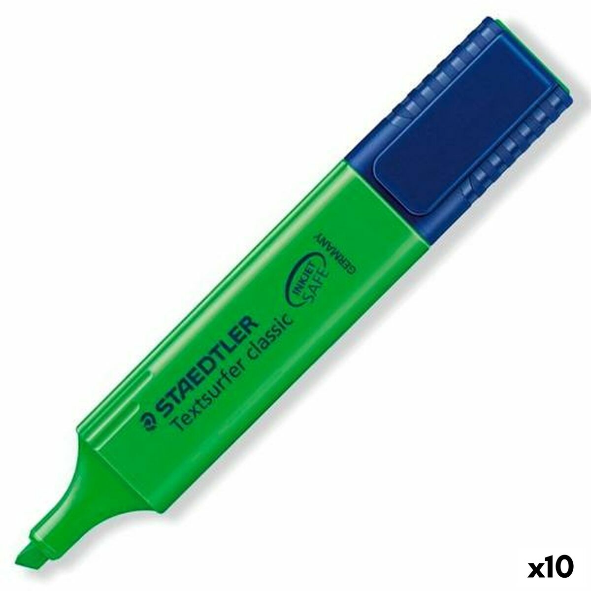 Fluorescent Marker Staedtler Textsurfer Classic Green 10Units Fluorescent Marker Staedtler Textsurfer Classic Green 10Units