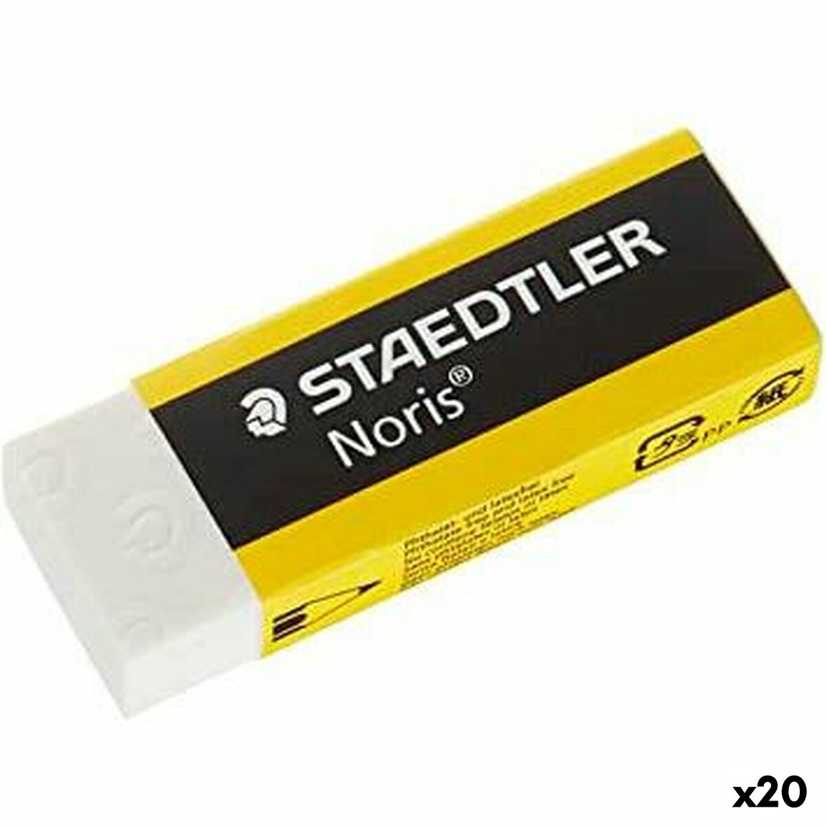 Eraser Staedtler Noris (20 Units) Eraser Staedtler Noris (20 Units)