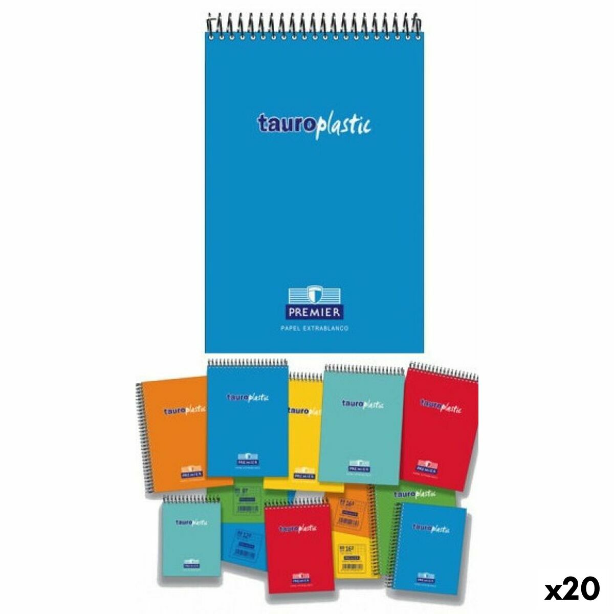 Notepad Tauroplastic 1/12 80 Sheets (20 Units) Notepad Tauroplastic 1/12 80 Sheets (20 Units)