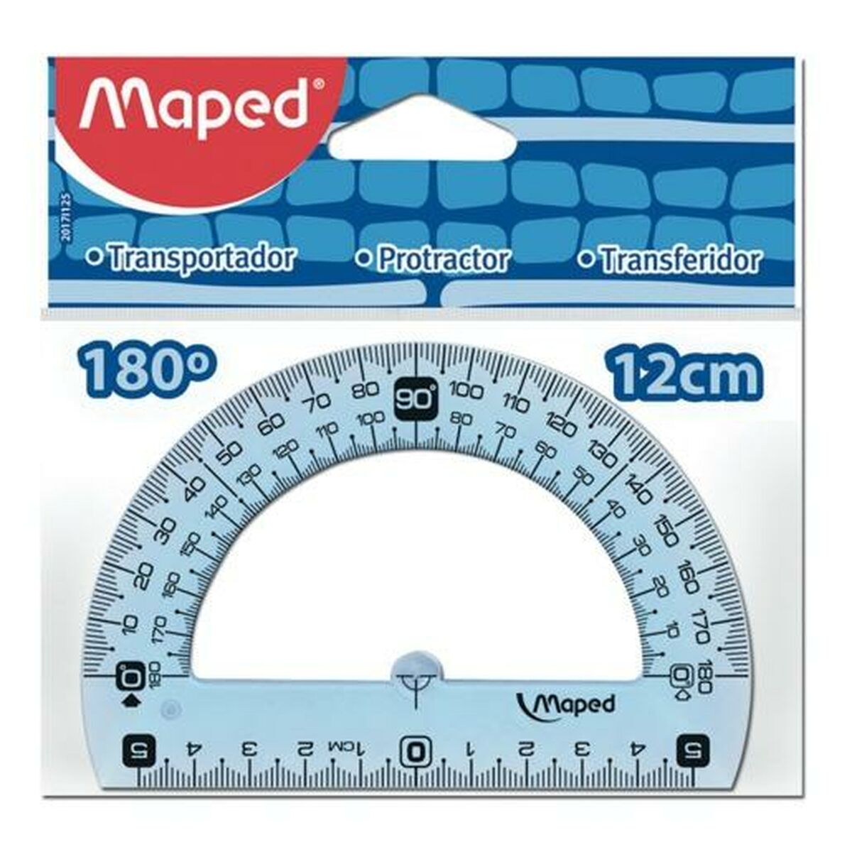 Semicircle Maped Geometric 180Âº Set Plastic (12 Units)