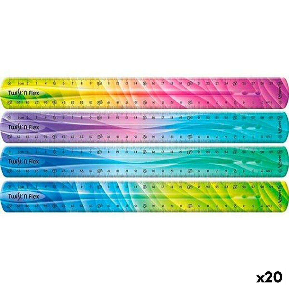 Geometry set Maped Twist’n Flex 30 cm 20 Units Geometry set Maped Twist’n Flex 30 cm 20 Units