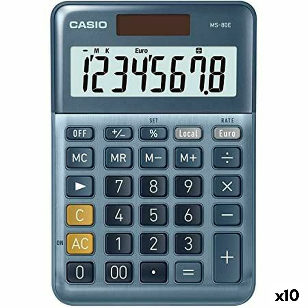 Calculator Casio MS-80E Blue (10Units) Calculator Casio MS-80E Blue (10Units)