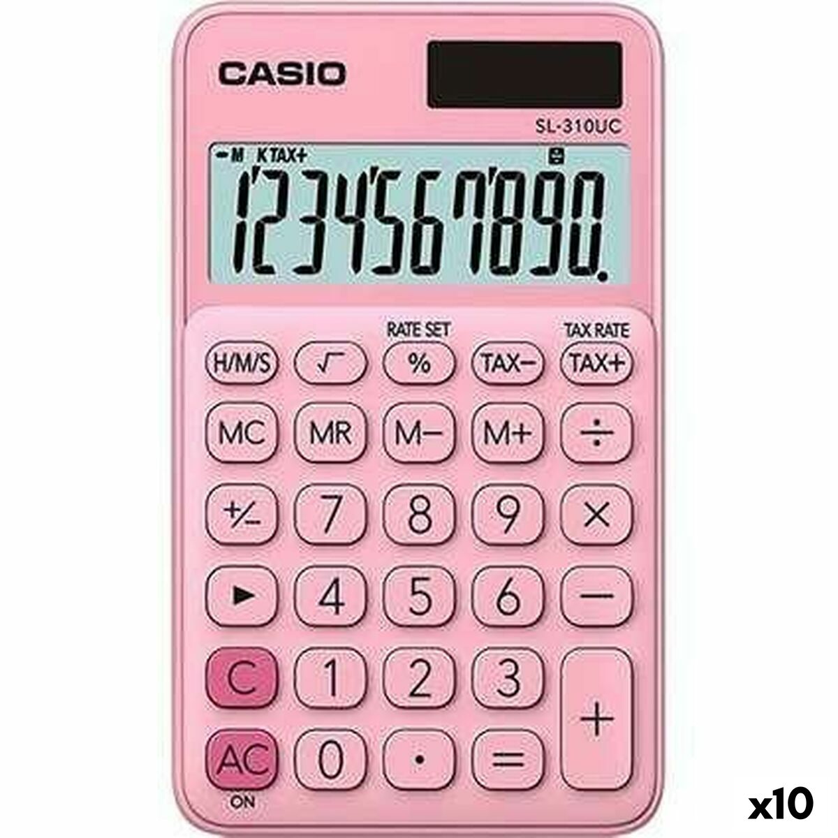 Calculator Casio SL-310UC Pink (10Units) Calculator Casio SL-310UC Pink (10Units)