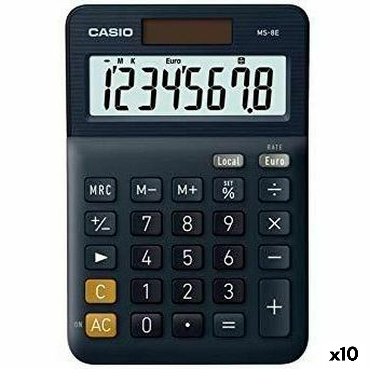 Calculator Casio MS-8E Black (10Units)