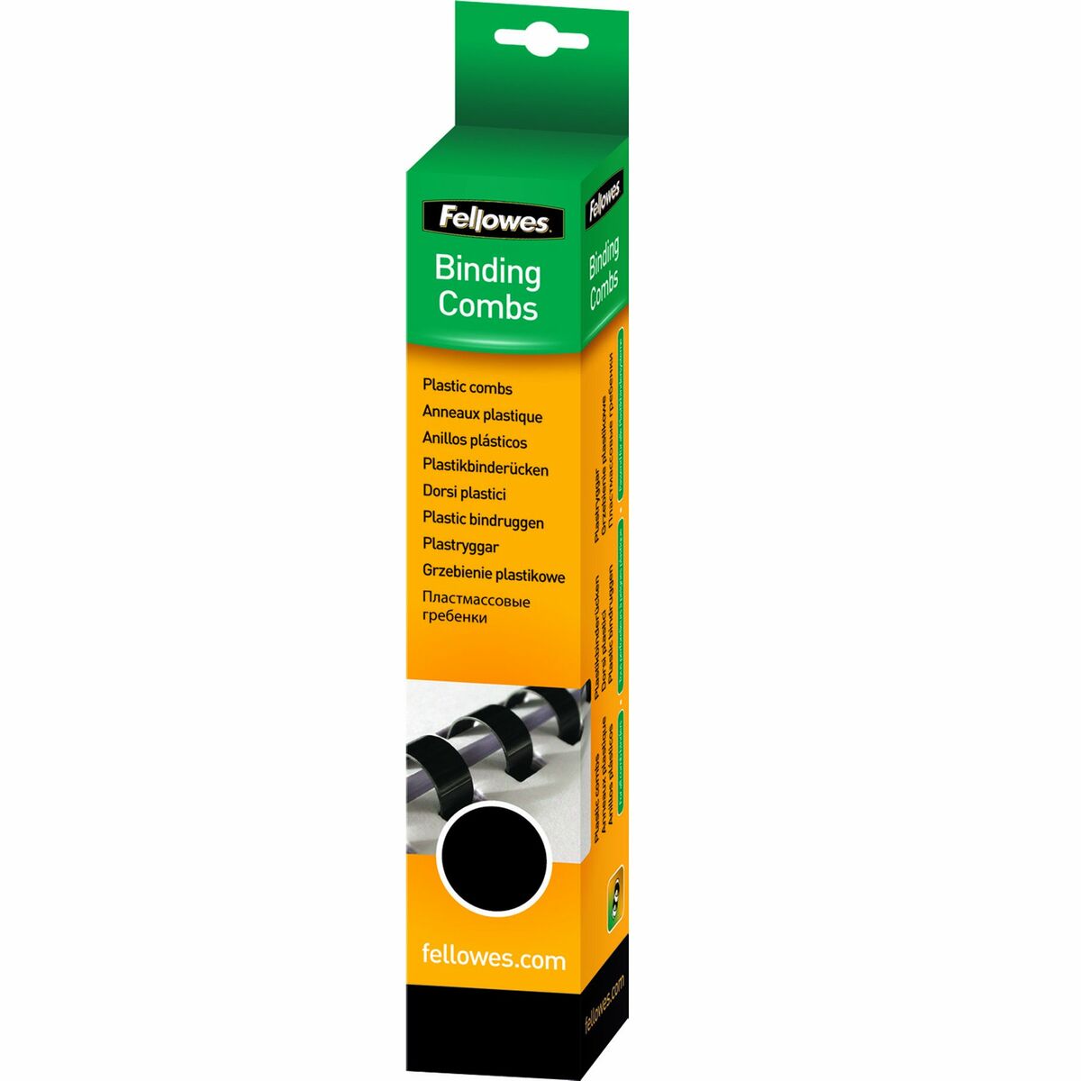 Spirals Fellowes 50 Pieces Binding Black PVC ( 32 mm) (4 Units)