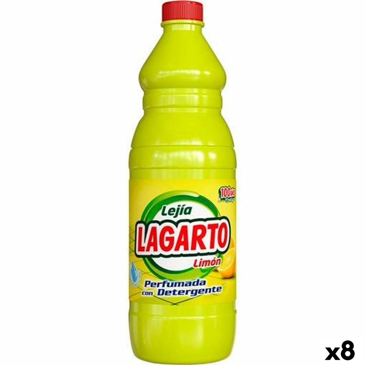 Bleach Lagarto Lemon 1,5 L (8 Units) Bleach Lagarto Lemon 1,5 L (8 Units)