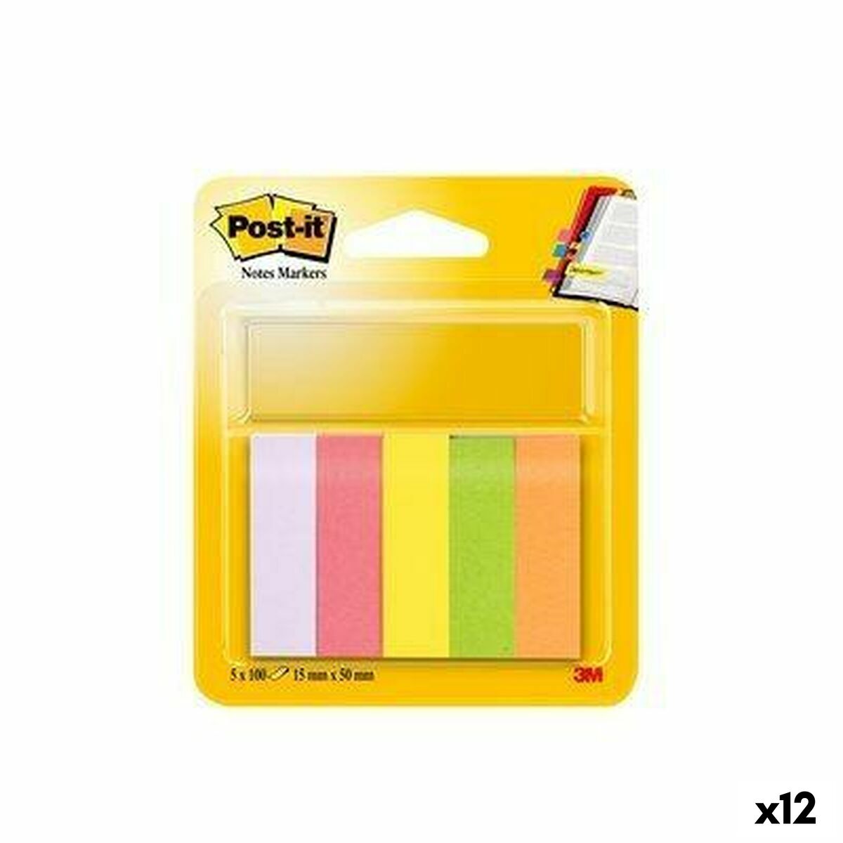 Sticky Notes Post-it 47,6 x 47,6 mm Multicolour (12 Units) Sticky Notes Post-it 47,6 x 47,6 mm Multicolour (12 Units)