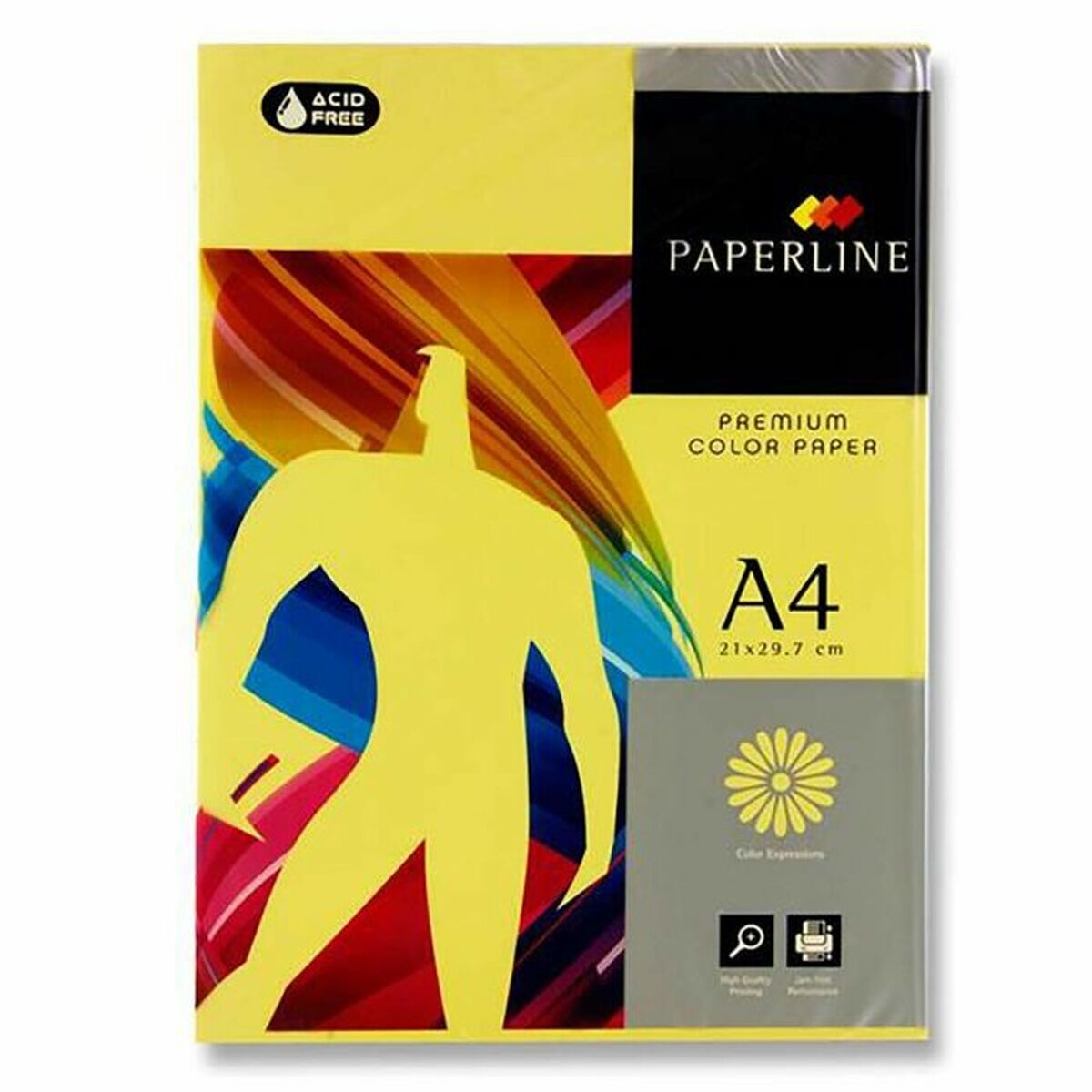 Printer Paper Fabrisa Paperline Premium A4 80 g/m 500 Sheets Yellow (5 Units)