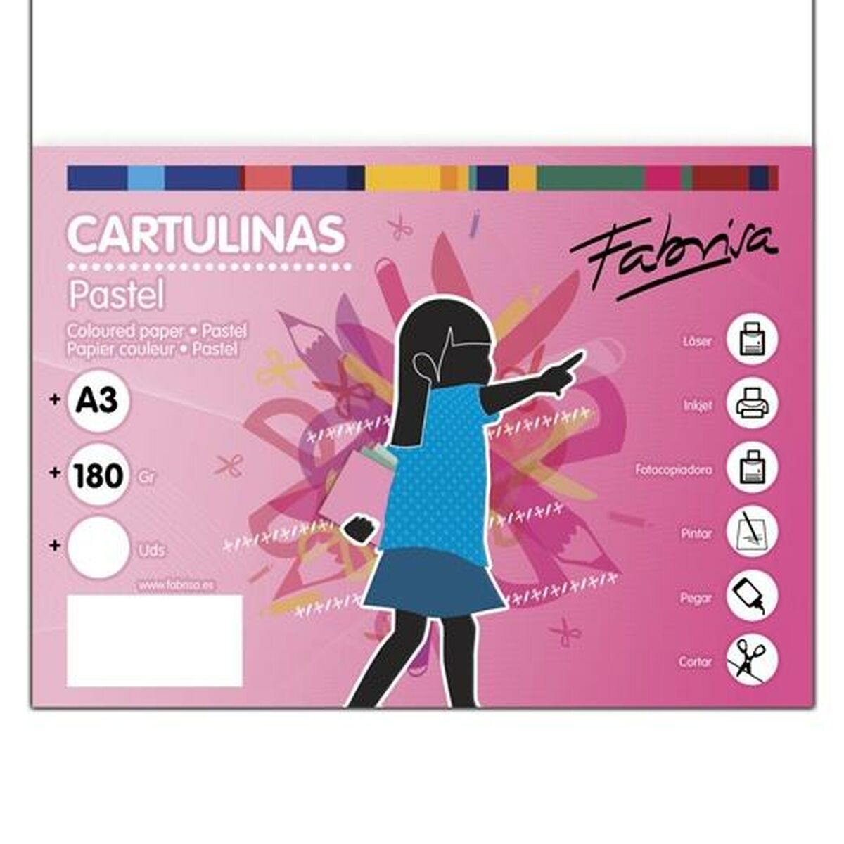 Cards Fabrisa White (4 Units)