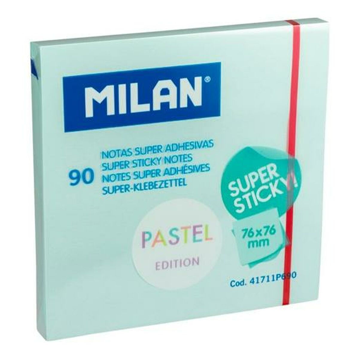 Sticky Notes Milan Pastel Blue 76 x 76 mm (10 Units)