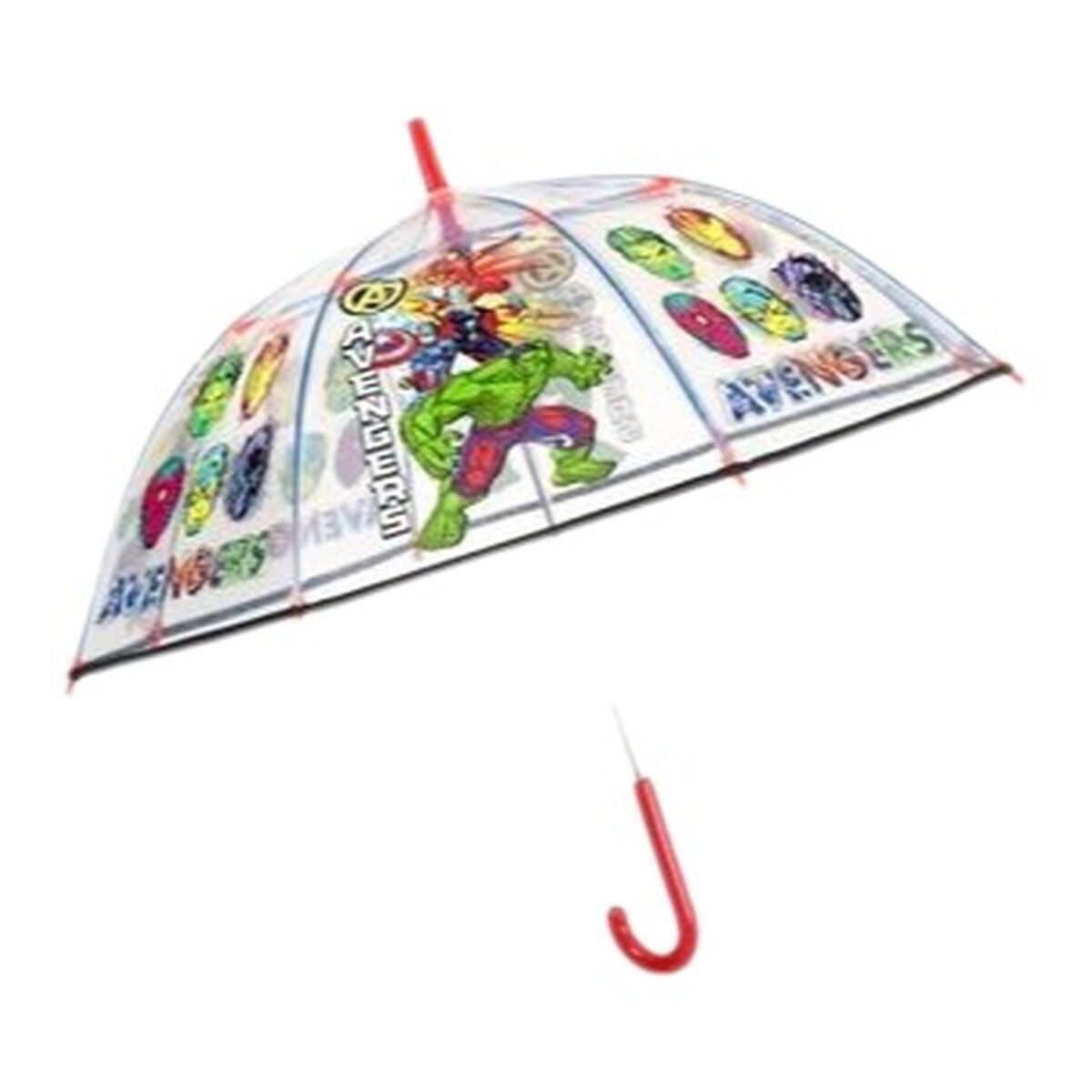 Umbrella The Avengers Perletti Transparent Fibreglass 74 cm Children’s