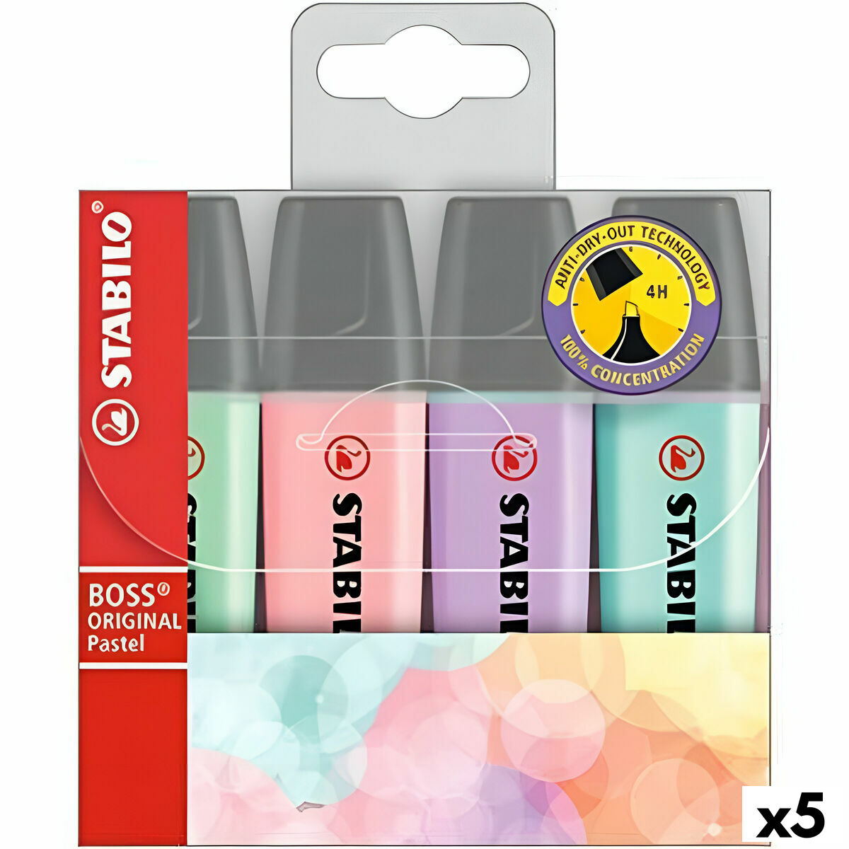 Fluorescent Marker Set Stabilo Boss Multicolour (5 Units) Fluorescent Marker Set Stabilo Boss Multicolour (5 Units)